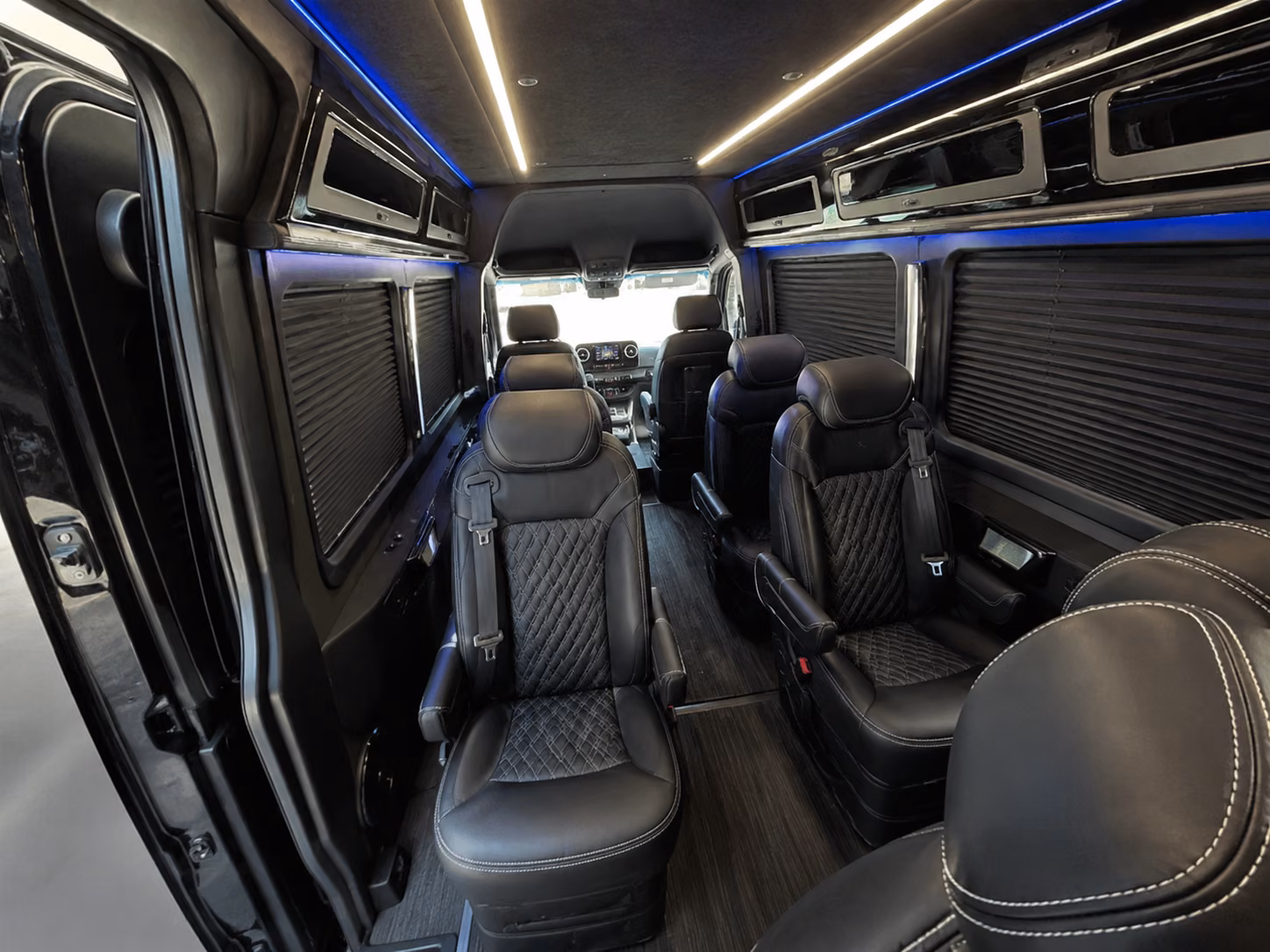 jersey city 10 passenger sprinter van inside
