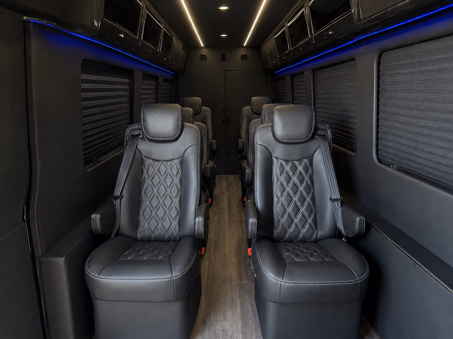 jersey city 12 passenger sprinter van inside