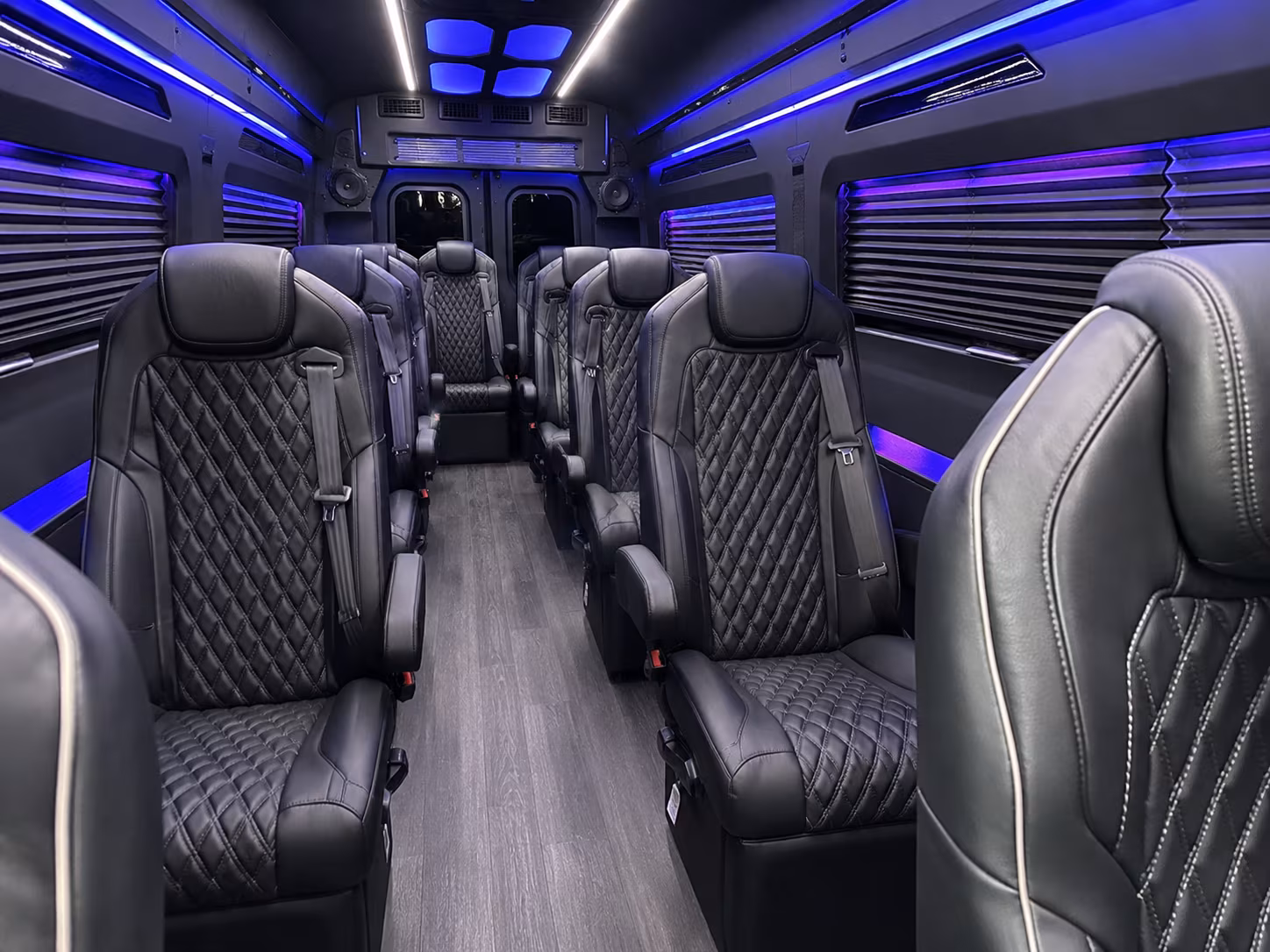 jersey city 18 passenger sprinter van interior