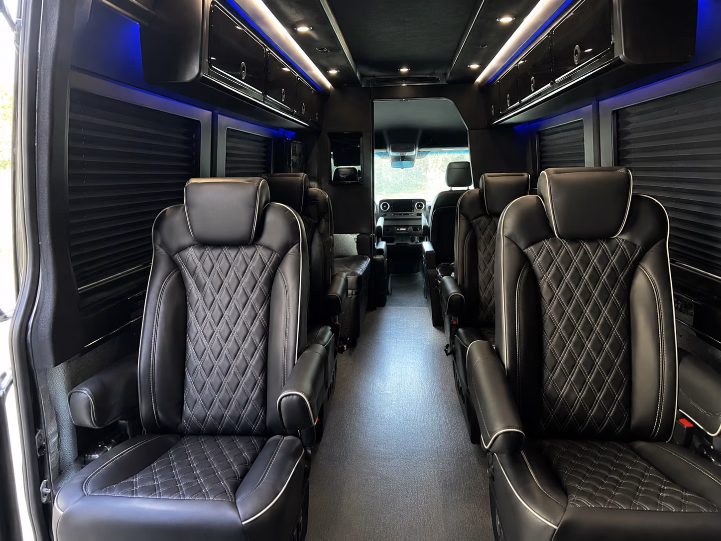 jersey city 20 passenger sprinter van inside