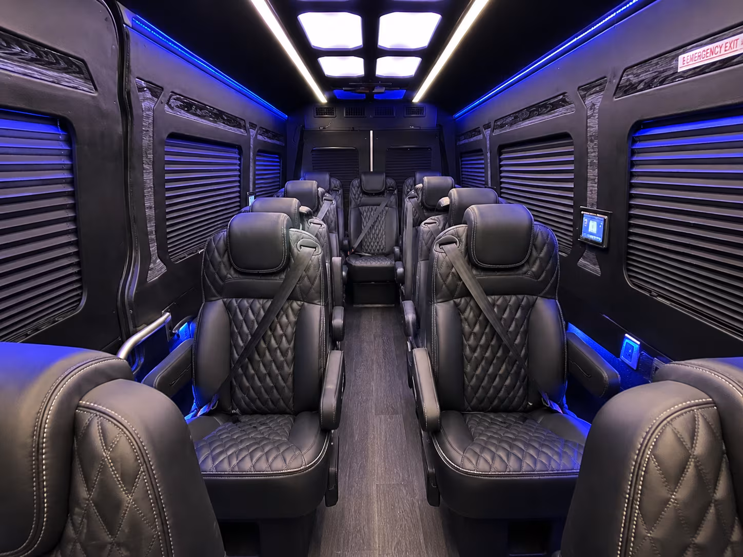 jersey city 20 passenger sprinter van interior