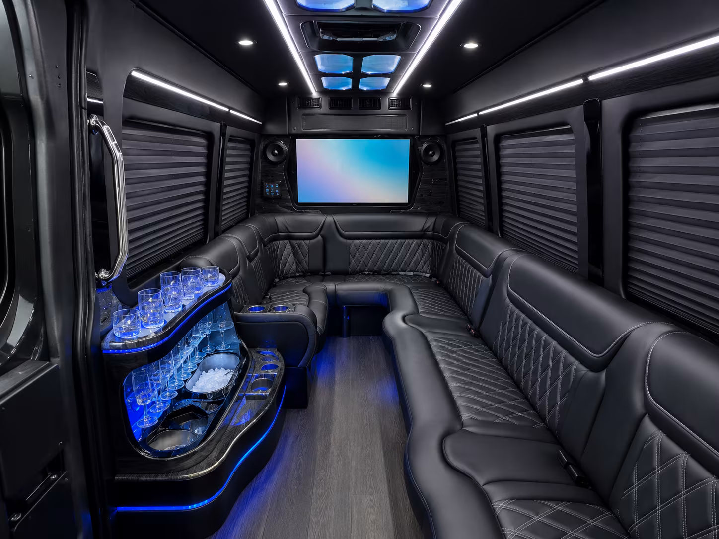 jersey city sprinter limousine inside